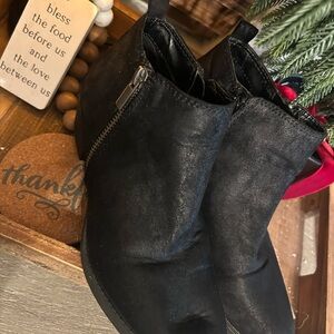 Carlos by Carlos Santana Black Ankle Boots